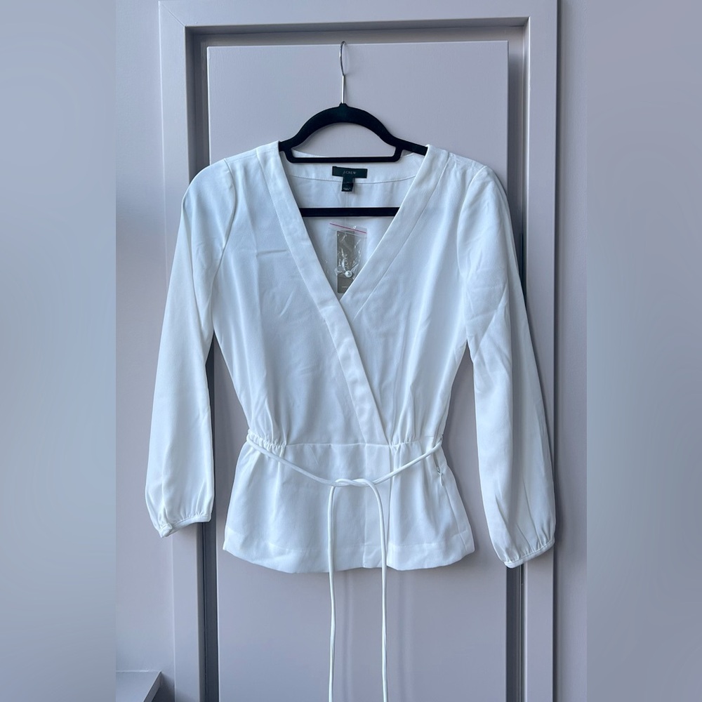 J. Crew Wrap Blouse